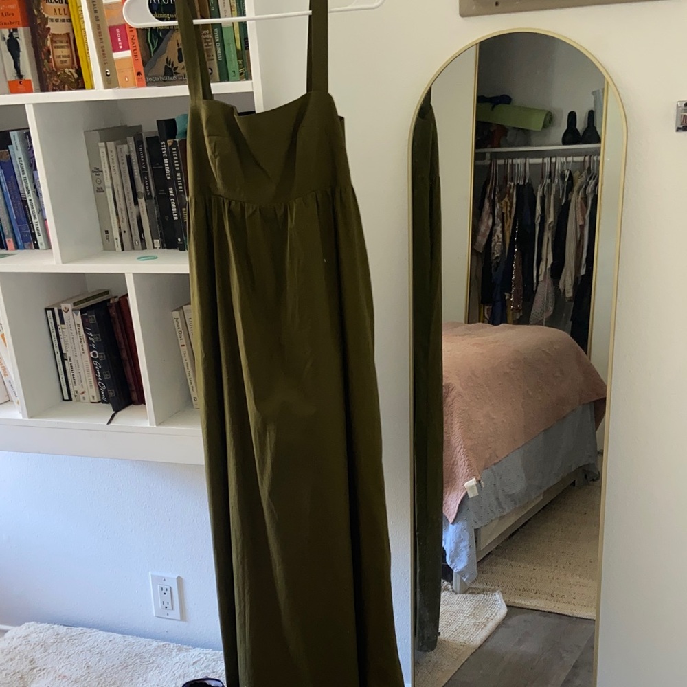 H&M Olive Green Maxi Dress